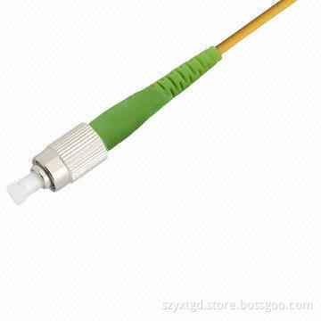 FC/PC Fiber-optic Patch Cord, High Return and Low Insertion Loss
